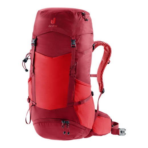 Deuter Wanderrucksack Futura 32 (für Mehrtageswanderungen, komfortables Tragesystem) rot - 32 Liter